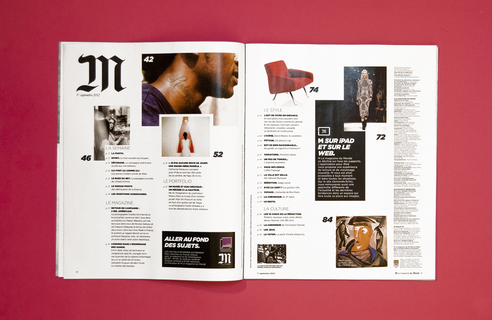 M, Le Magazine du Monde – Maou